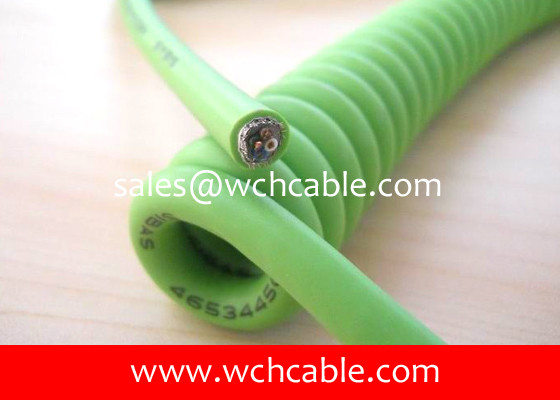 China UL20279 Thermoplastic Polyurethane TPU Spiral Cable 80C 30V supplier