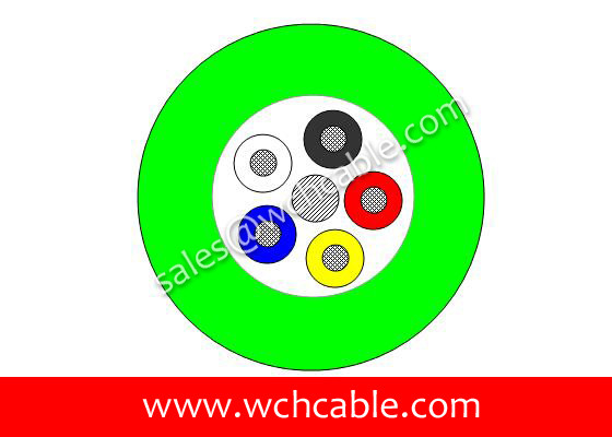 China TPU Cable UL20549 22AWG 5Cores OD5.2mm Matt Black (PVC Wire) supplier
