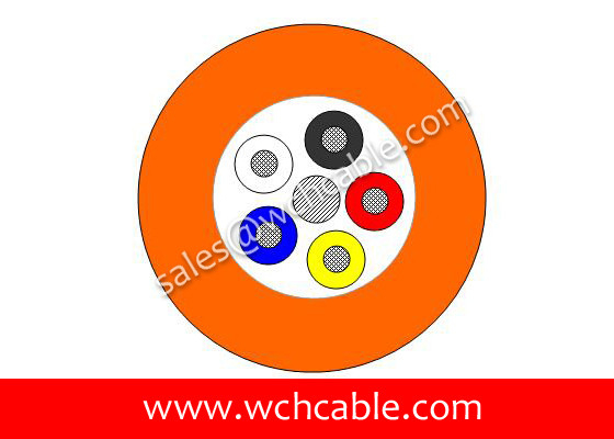 China TPU Cable UL20280 22AWG 5Cores OD5.1mm Glossy Black supplier