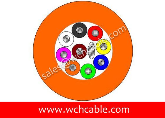 China TPU Cable UL20280 28AWG 9Cores OD5.1mm Glossy Black supplier
