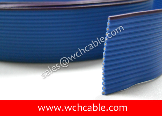 China Halogen Free XLPE Flat Ribbon Cable UL4478 #26AWG 10Pins 1.05mm Pitch VW-1 supplier