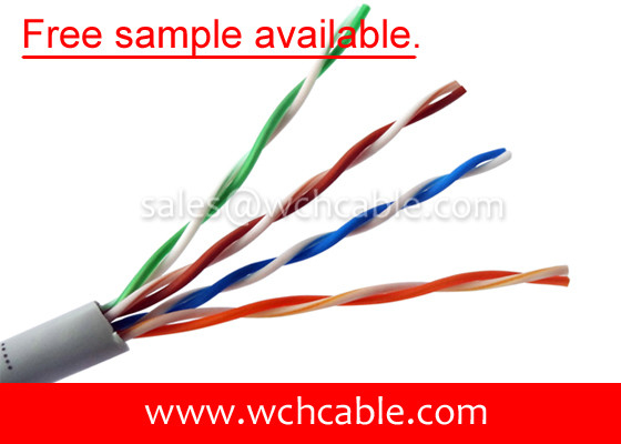 China UL Lan Cable Cat5e UTP 26AWG 4Pairs OD5.5mm Free Sample Available supplier