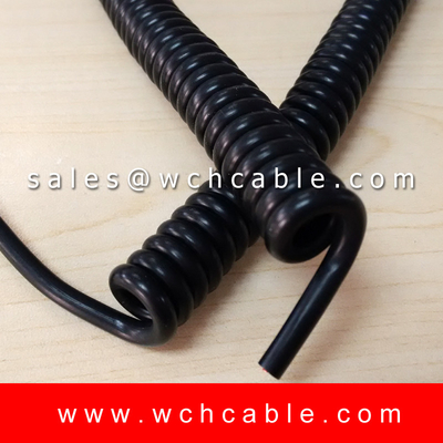 China UL Approval Tinsel Conductor Spring Cable supplier