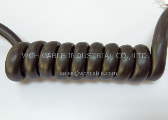 China UL20724 Equipment Connection Spiral Cable supplier