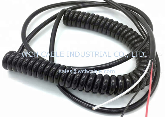 China UL20937 TPU Sheathed Spiral Control Cable supplier
