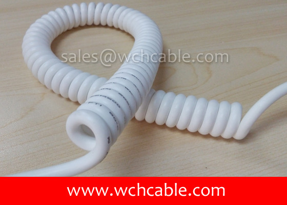 China UL20353 Oil Resistant Crane Control Spiral Cable supplier