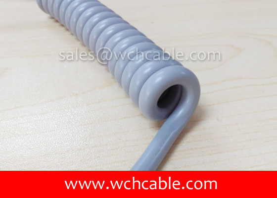 China UL21294 Motor Engineered Curly Cable supplier