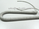 UL20279 (26AWG) 5 Conductors Waterproof TPU Spiral Cable Grey Jacket Low Voltage 30V supplier