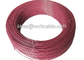 UL3122 Fiberglass Braided Electrical Silicone Rubber Wire Rated 200℃ 300V supplier