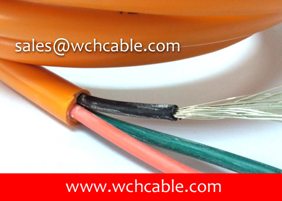 China High Quality Orange Thermoplastic Polyurethane TPU Coated Multicore Control Cable supplier
