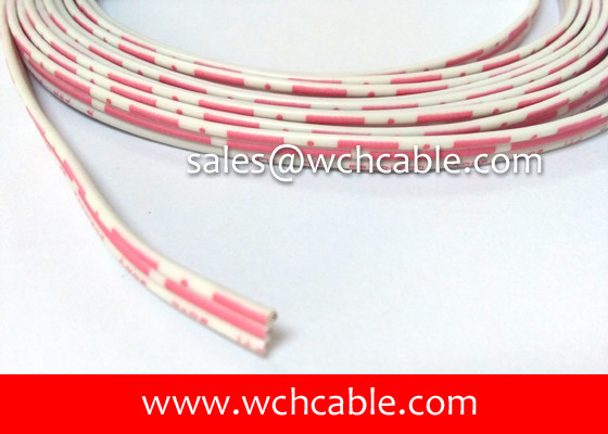 China PVC Flat Ribbon Cable UL2651 #30AWG 2Pins 0.80mm Pitch supplier