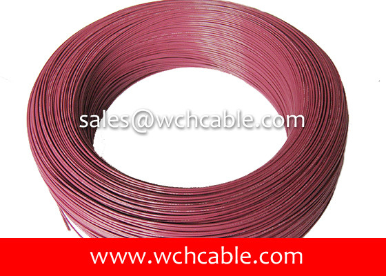China UL3122 Fiberglass Braided Electrical Silicone Rubber Wire Rated 200℃ 300V supplier