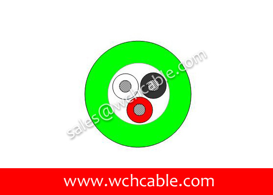 China TPU Cable UL20549 14AWG 3Cores OD8.5mm Glossy Black supplier