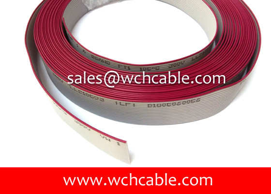 China UL4412 XLPE Flat Ribbon Cable Halogen Free VW-1 Verified Rated 125C 600V supplier