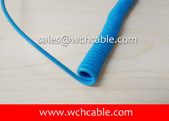 China UL21313 Class 1 Internal Wiring Industrial Curly Cable 60C 30V supplier