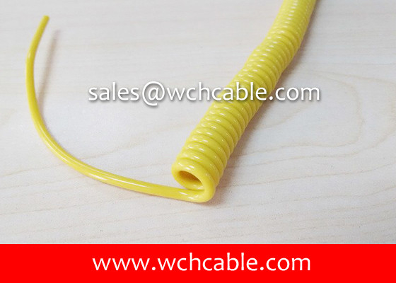 China UL21292 Mechanical Abuse Compatible Curly Cable 80C 30V supplier