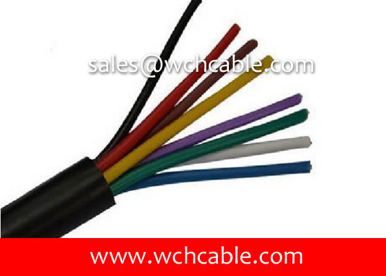 China UL PVC Cable, AWM Style UL2662 18AWG 8C VW-1 105°C 600V, PVC / PVC supplier
