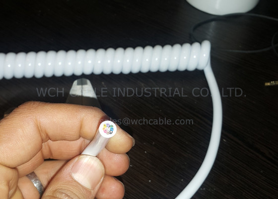 China UL20733 Multi-Conductor TPU Spiral Cable supplier