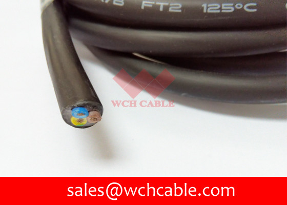 China UL20617 High Temperature Resistant TPE Jacketed Cable 125C 300V supplier