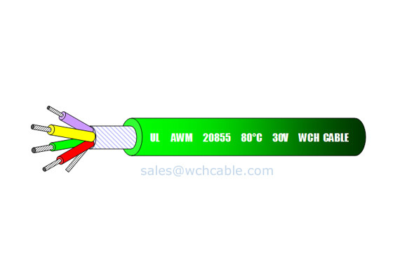 China UL20855 LSZH Cable: 24AWGx4C supplier