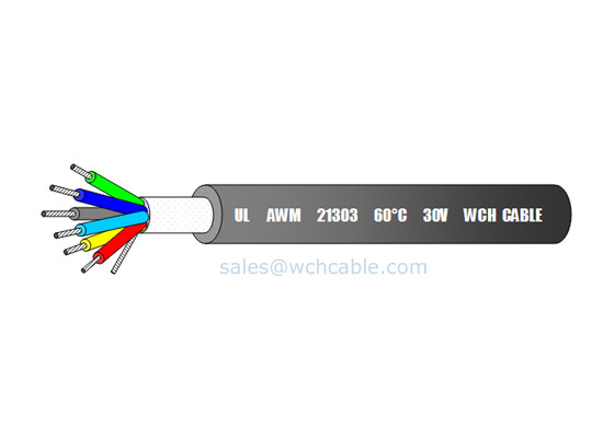 China UL21303 LSZH Cable: 30AWGx6C supplier