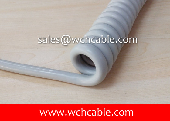China UL20197 Gas Resistant TPU Sheathed Spiral Cable supplier