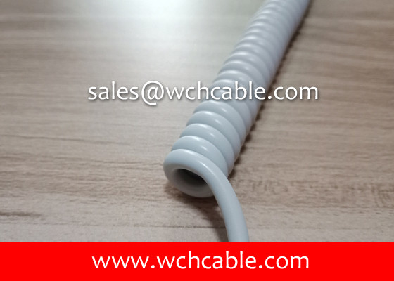 China UL20254 Gas Resistant TPU Sheathed Spiral Cable supplier