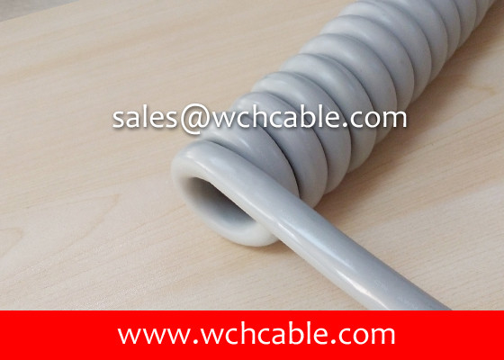 China UL20235 Gas Resistant TPU Sheathed Spiral Cable supplier