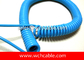 China Made UL Verified TPU Flexible Spiral Cable By High Purity Copper Conductor supplier