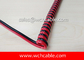 UL21252 Non Silicone Flat Paralled Curly Cable 80C 300V supplier