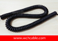 UL Spiral Cable, AWM Style UL20801 20AWG 2C VW-1 90°C 300V, PP / TPU supplier