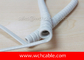 UL Curly Cable, AWM Style UL21828 24AWG 4C FT2 90°C 300V, PP / TPE supplier