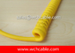 UL21687 Strain Relief Molded Curly Cable PUR Sheath Rated 80C 30V supplier